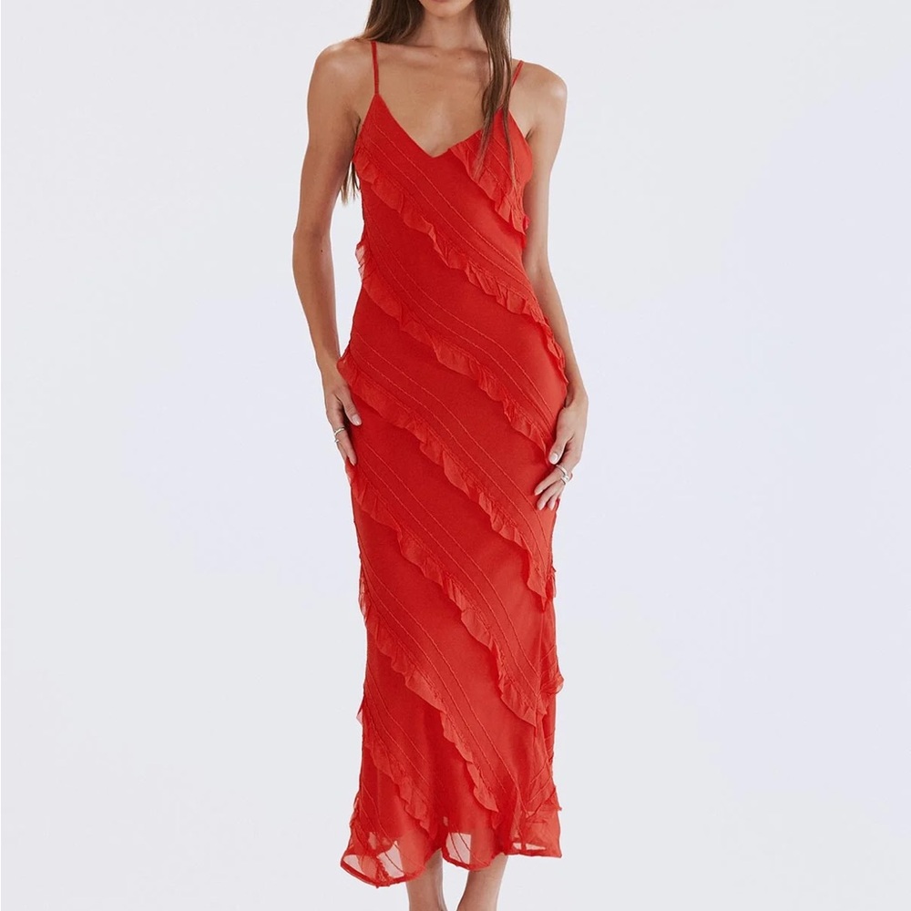 Princess Polly Lars Maxi Dress Red